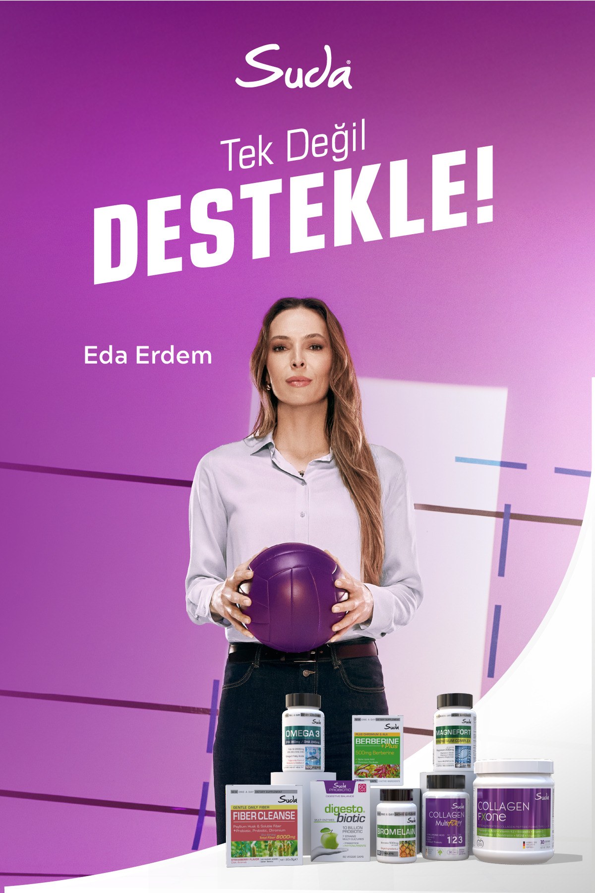 Suda Vitamin Bromelain 2400 GDU Ananas Enzimi İçeren 60 Tablet